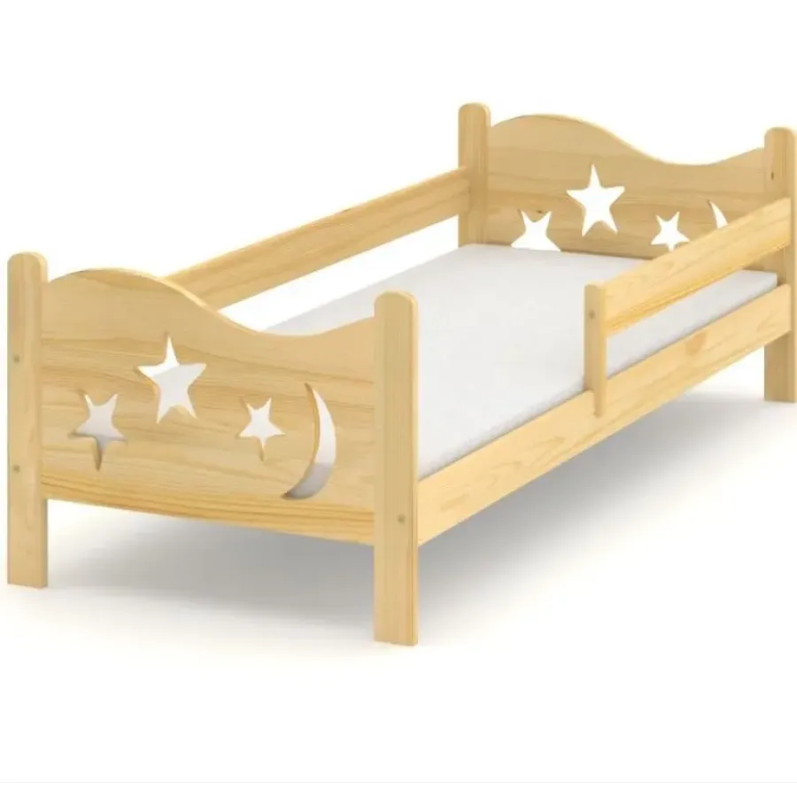 Koka bērnu gultiņa  - Zvaigznīte - 160x80cm  