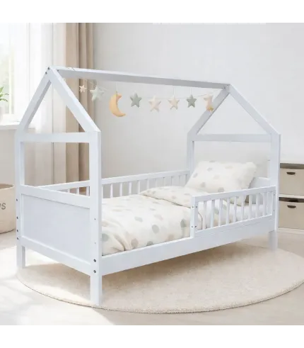 Koka gultiņa - namiņš 140 x 70 cm