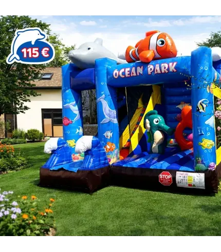 Piepūšamā atrakcija - Okeāns 