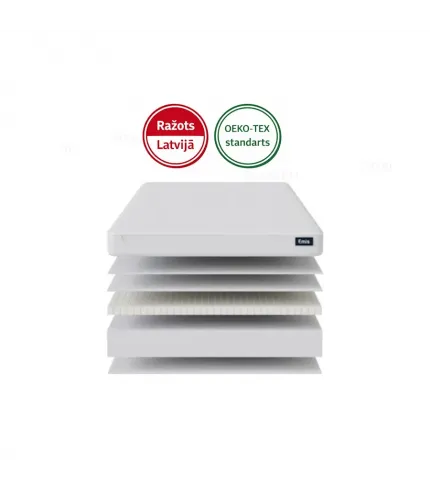 140 x 70 x 10cm  matracis Mimi ar noņemamu pārvalciņu
