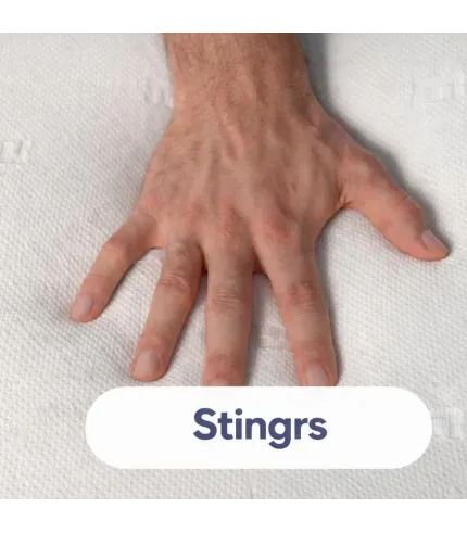 120 x 60 x 10cm  matracis Lullaby ar noņemamu pārvalciņu