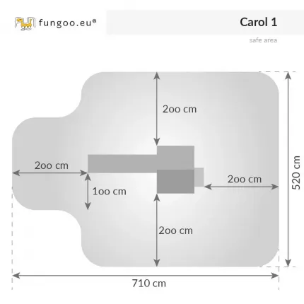 Carol-1 daudzfunkcionāls rotaļu laukums