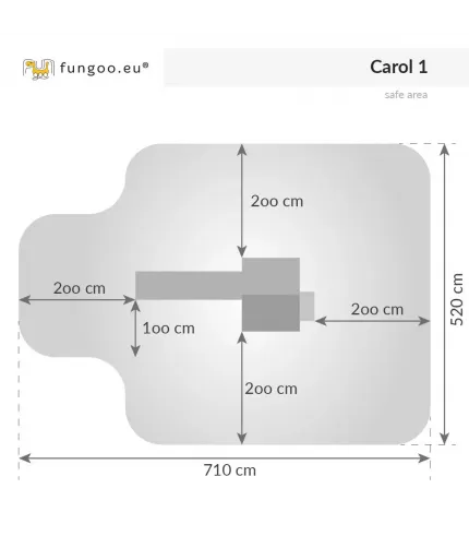 Carol-1 daudzfunkcionāls rotaļu laukums