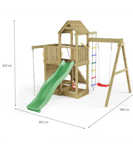 Bērnu rotaļu laukums - Fungoo Funny3 - kompakts un daudzfunkcionāls