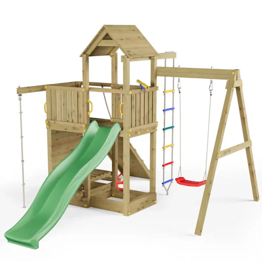 Bērnu rotaļu laukums - Fungoo Funny3 - kompakts un daudzfunkcionāls