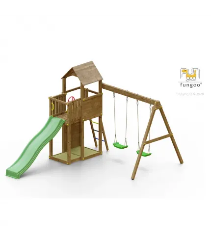 Boomer daudzfunkcionāls rotaļu laukums