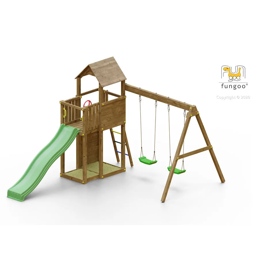 Boomer daudzfunkcionāls rotaļu laukums