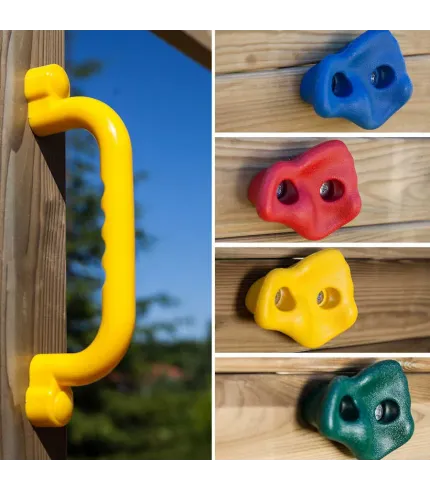 Premium liela izmēra rotaļu laukums FORTRESS TIPTOP Rainbow