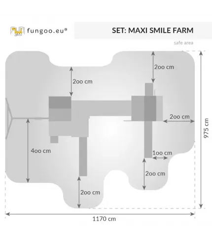 Liela izmēra rotaļu laukums SMILE FARM