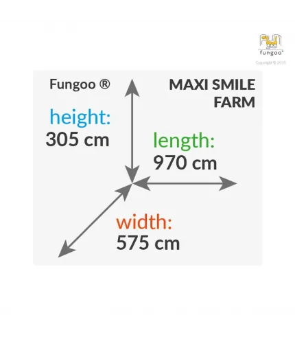 Liela izmēra rotaļu laukums SMILE FARM