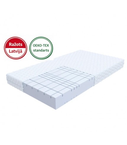 120 x 60 x 9cm Latvijā ražots bērnu matracis SILVER