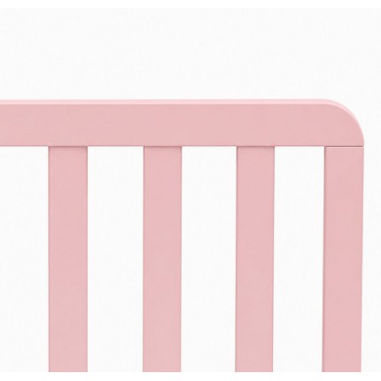 160 x 80 cm EVE LUX  Pasteļrozā masīvkoka bērnu gulta 