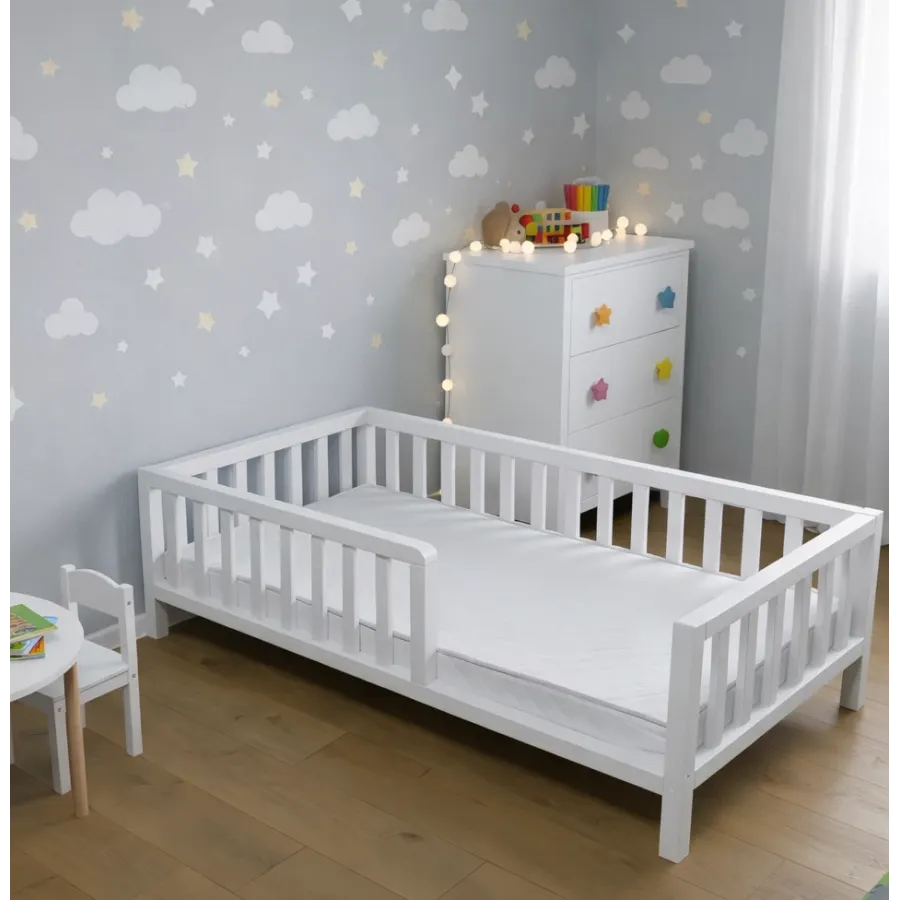 Masīvkoka bērnu gulta 180 x 90 cm