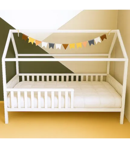 Bērnu gulta - mājiņa BEZ atviktnes 180 x 90 cm