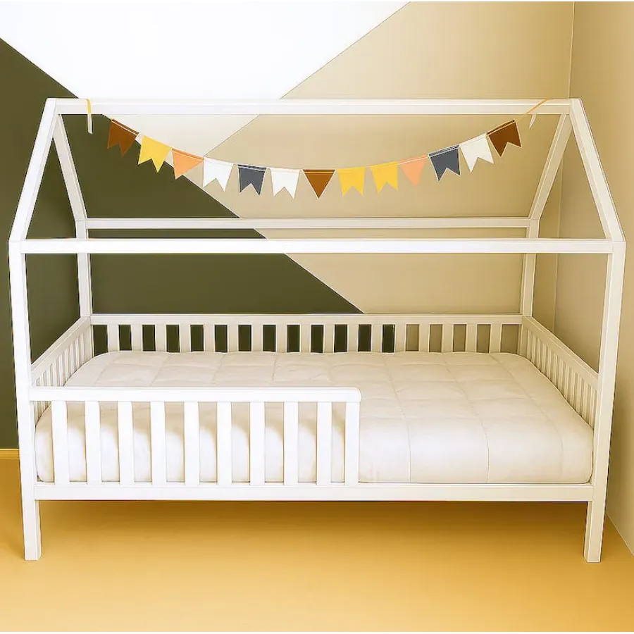 Bērnu gulta - mājiņa BEZ atviktnes 180 x 90 cm