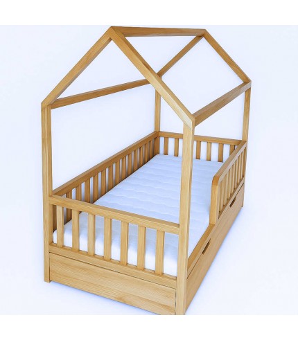 Latvijā ražota bērnu masīvkoka gulta 160 x 80 cm