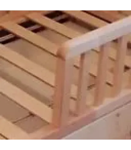 Latvijā ražota bērnu masīvkoka gulta 180 x 90 cm