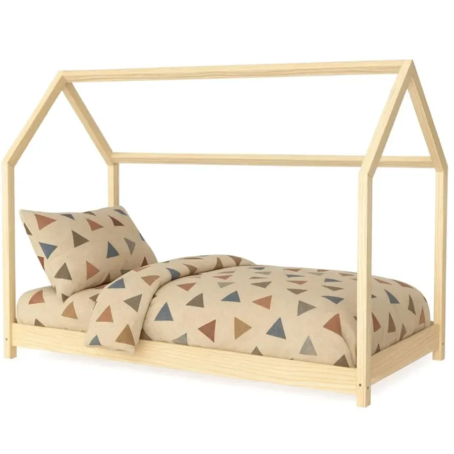 160x80cm - Skandināvu dizaina bērnu gulta - mājiņa