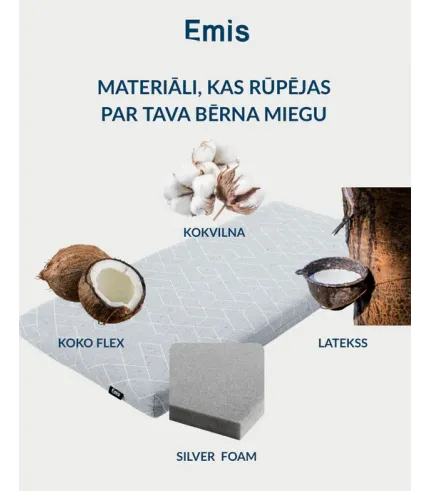 Matracis MAGIC 140x70x11 cm 