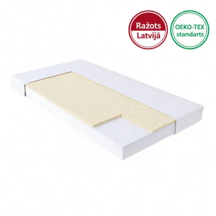 160x80x10cm - antibakteriāls, divpusīgs matracis Latex Soft