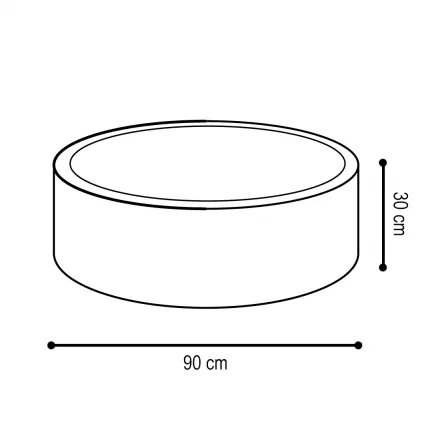 Apaļš bumbu baseins (rozā) 90x30 cm ar 200 bumbiņām 