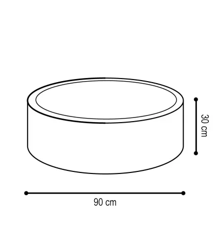 Apaļš bumbu baseins (rozā) 90x30 cm ar 200 bumbiņām 