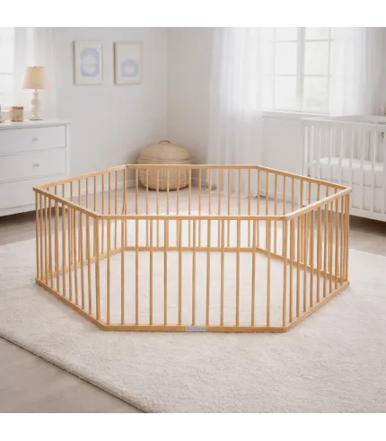 Bērnu drošības sētiņa - manēža no dabīga koka.