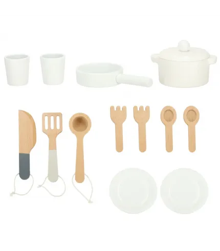 Rozā rotaļu virtuve ar piederumiem  LULILO floro