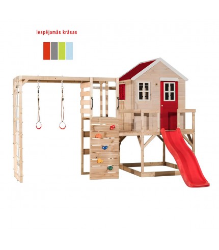 Rotaļu laukums (pelēks, sarkans vai zaļš, zils)