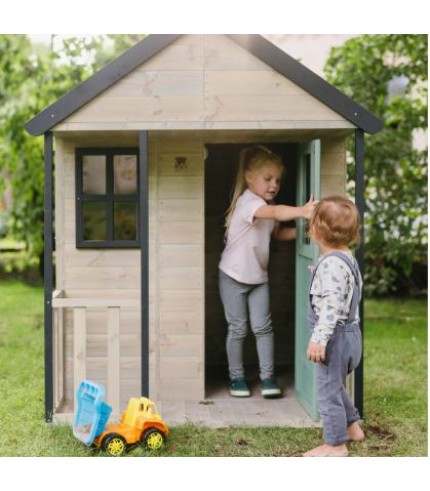 Bērnu rotaļu namiņš pasteļtoņos