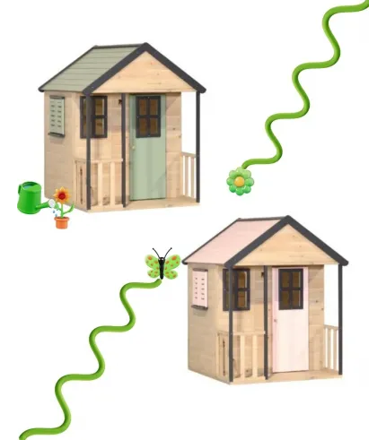 Bērnu rotaļu namiņš pasteļtoņos