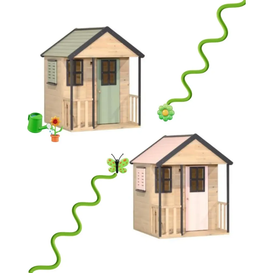 Bērnu rotaļu namiņš pasteļtoņos