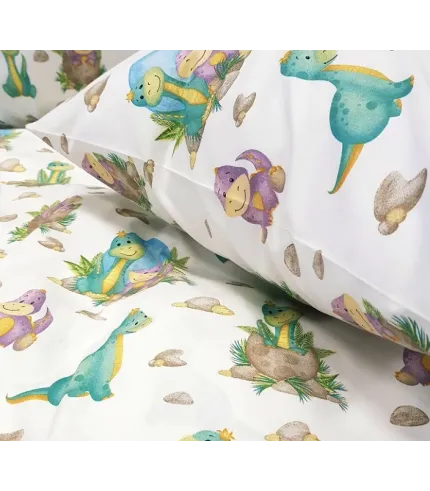 Gultas veļas komplekts ar dinozauriem